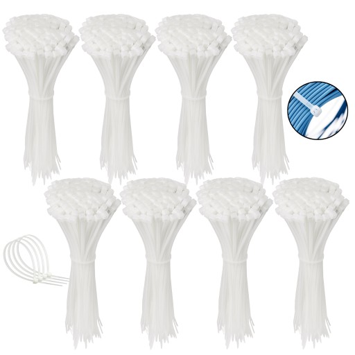 Стяжки білі 200х4,8 мм 800 шт