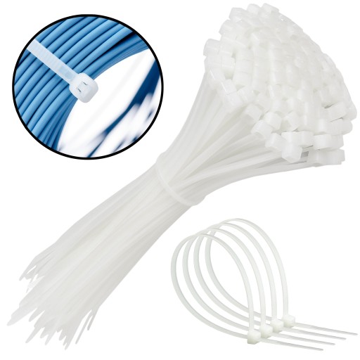 Кабельные стяжки, белые кабельные стяжки 300х3,6 мм 2000 шт.