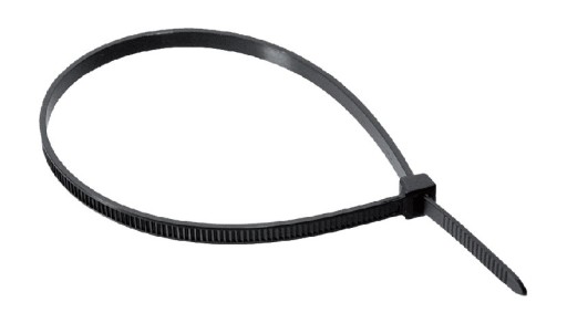 Кабельні стяжки 7,6 мм x 400 мм, чорні міцні CT8X400B
