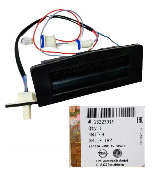 13223919 - Opel Astra H кнопка дверей багажника дверна ручка