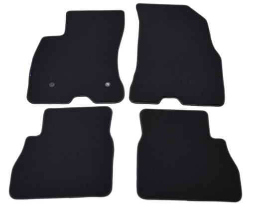 Opel Combo D 2012-2018 рр Чорні велюрові килимки - Platinum.