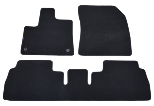 Opel Combo E 2018р Чорні велюрові килимки - Platinum.