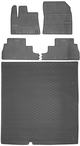 Opel Combo Kombivan 5os L1 2018 - Гумові килимки + килимок в багажник