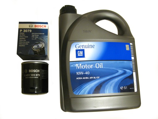 0451103079a - Opel Corsa B 1.2, 1.4 8V масло GM 10W40 plus фільтр
