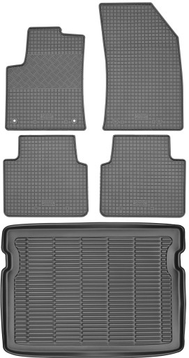 Opel Crossland Crossover 2017 - КОМПЛЕКТ - Коврики + коврик в багажник