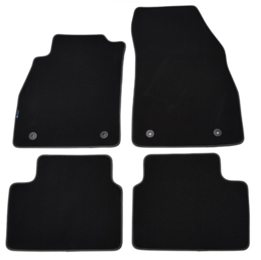 Opel Insignia A 2008-2013 рр Чорні велюрові килимки - Platinum.