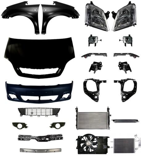 2436 - Opel Meriva 06-10 Ремінь бампера Капот Крило