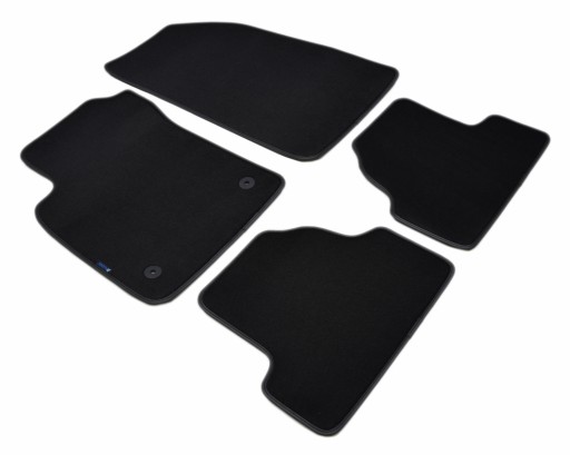 Opel Mokka X 2016-2019 рр Чорні велюрові килимки - Platinum.