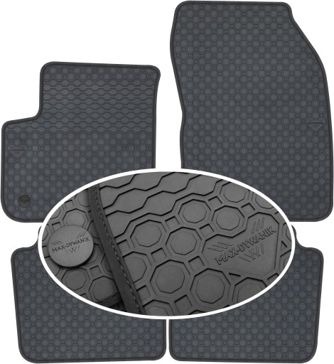 Opel Mokka-e 2021 - гумові килимки PrimeLiner - Чорні