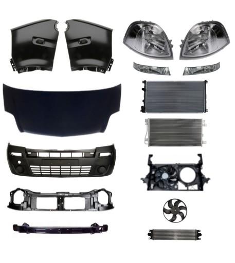 2348 - Opel Movano 04-07 Бампер Ремінь Капот Крило