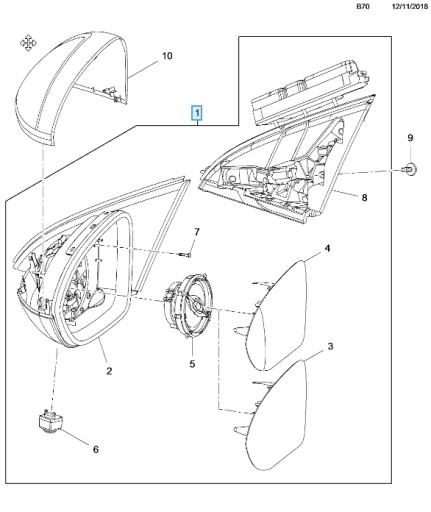 22805138 UCU - РАДИО НАВИГАЦИЯ + ПАНЕЛЬ OPEL ASTRA J 22805138