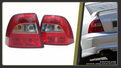 Opel Vectra B лифт седан декоративные задние фонари ARTEB Clear тюнинг