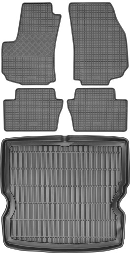 Opel Zafira B Minivan 2006-2012 КОМПЛЕКТ - Коврики + коврик в багажник
