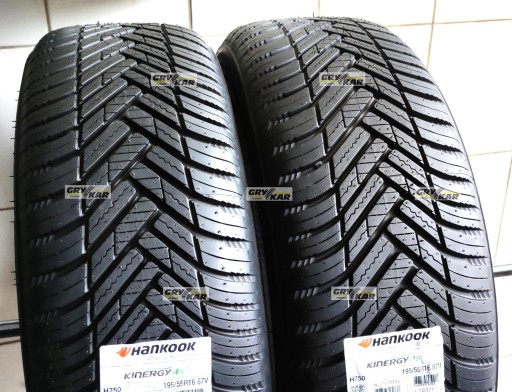 Шини 195/55/16 Hankook 3 роки гарантії 2шт. A