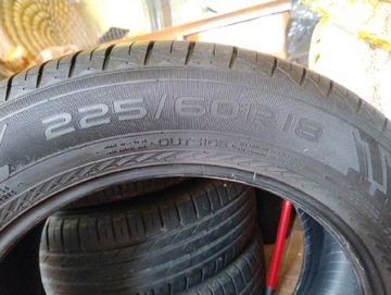 Летние шины Nokian 225/60R18 для внедорожников.