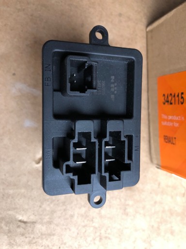 Резистор резистор вентилятора Citroen Berlingo Renault Captur NRF 342115