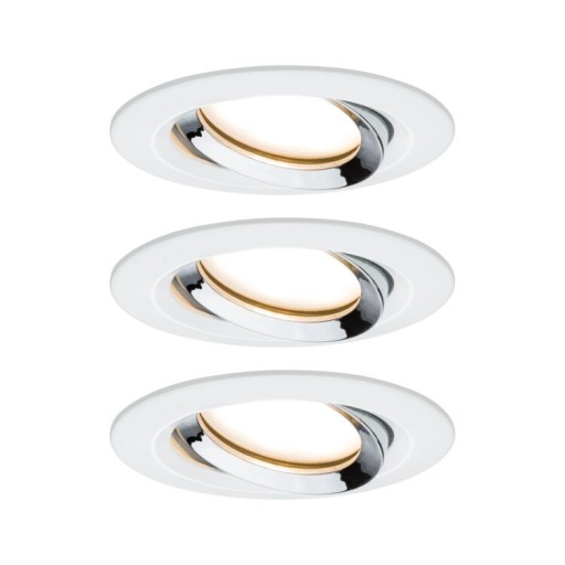 Вбудовуваний світильник NOVA PLUS COIN LED DIM set 3x6W 470lm 93mm PL93686