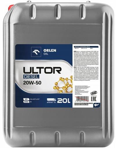 Orlen Ultor Diesel 20W50.20л