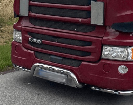 Бампер Scania R (3 элемента)