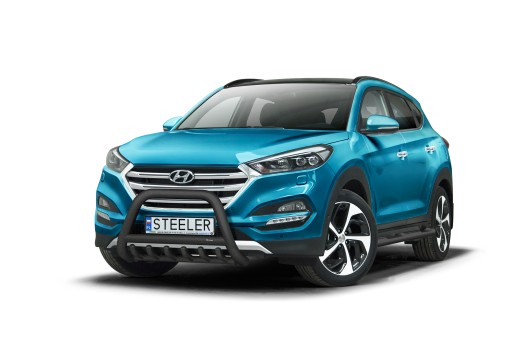Передняя окантовка с решеткой, ЧЕРНАЯ — Hyundai Tucson ОДОБРЕНИЕ