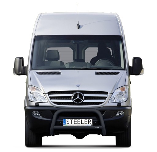 Передня окантовка з поперечиною, ЧОРНА, СХВАЛЕННЯ для Mercedes-Benz Sprinter