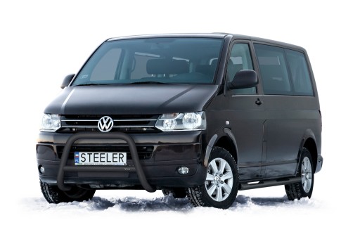 Передняя накладка с поперечиной, ЧЕРНЫЙ ОДОБРЕНИЕ - Volkswagen T5