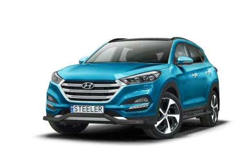 ЧЕРНЫЙ широкий патрубок - Hyundai Tucson (2015 - 2018)