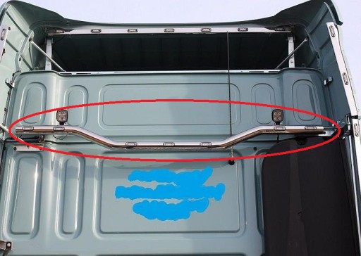 Daf XF 105 / Задние трубопроводы Евро 6