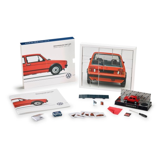 Оригінальний адвент-календар з моделлю VW Golf 1 GTI 1:43 червоний 1H2087710