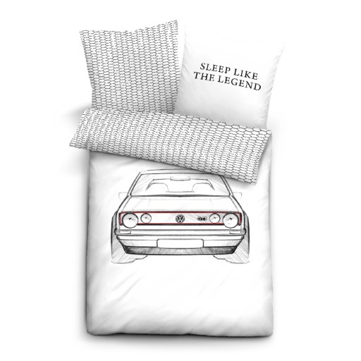 Оригинальная наволочка для VW Golf 1 GTI дизайн белый 135x200 1H4087703F