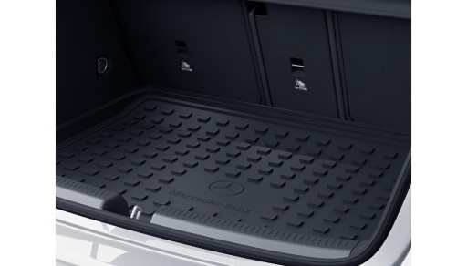 Оригінальний поліпропіленовий килимок в багажник, чорний Mercedes CLA