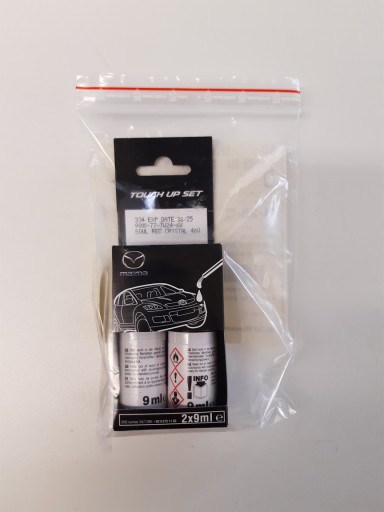 Оригинальный ремонтный лак Soul Red 46v Mazda