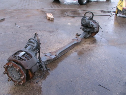 Передняя ось, mercedes atego