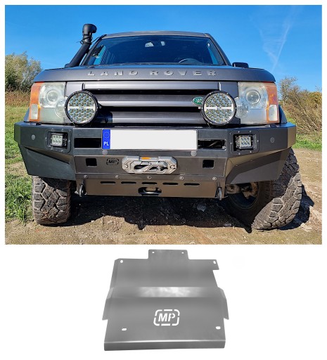 Крышка КПП HD для Land Rover Discovery 3, 4, алюминий Off Road