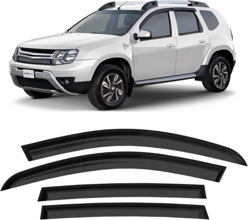 Накладка на дефлектор дождя на двери Dacia Duster 2010-2017 CLIM ART