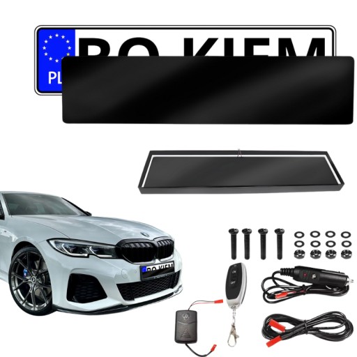 Обкладинка НОМЕРНИЙ ЗНАК Набір рамок для ДИСТАНЦІЙНОГО УВІМКНЕННЯ ВИМКНЕННЯ Рулонні штори