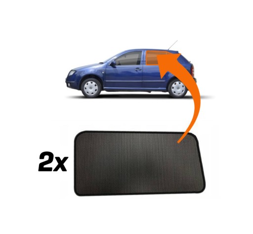 Чехол, Шторы, Рулонные шторы, Skoda Fabia I Hatchback