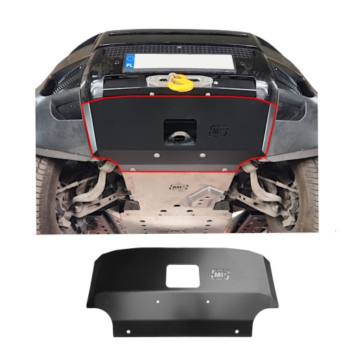 Черная алюминиевая накладка на бампер для нового Defender L663 Off Road 2020 г.