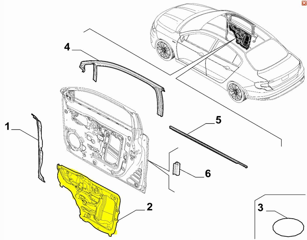 52102141 - Защитная пленка для передней правой двери Fiat Tipo