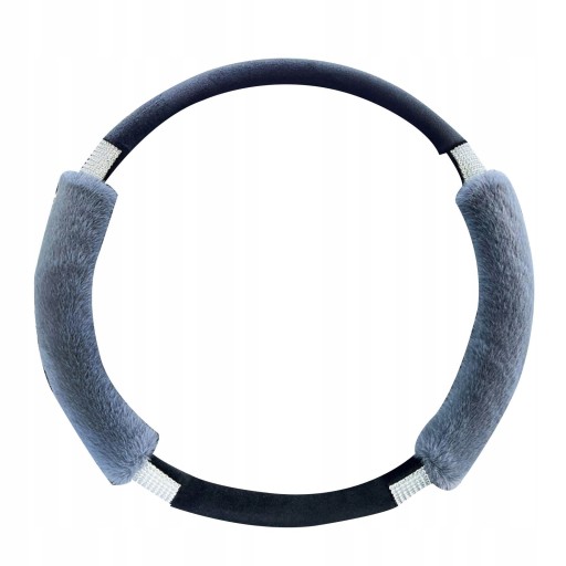 4132 - Чохол рульового колеса автомобіля зимовий теплий,