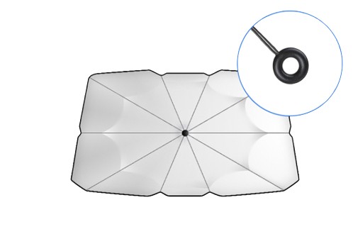Автомобильный солнцезащитный козырек зонтик L