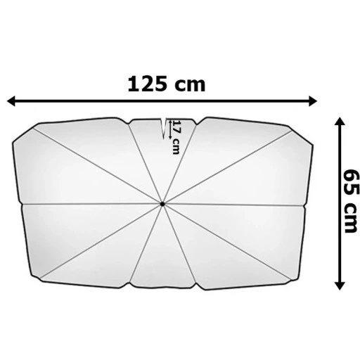 HELIOS UV зонт солнцезащитный козырек для автомобиля