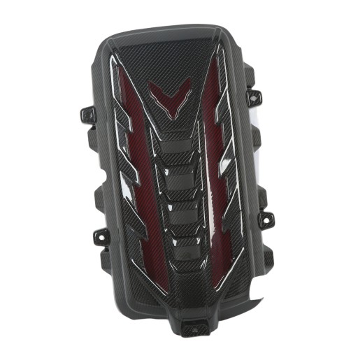 Кришка двигуна автомобіля Сухе карбонове волокно