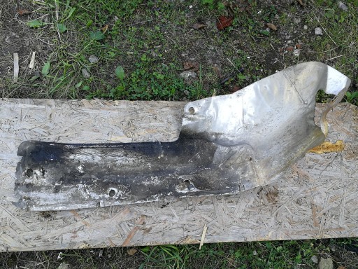 Тепловой щит выхлопа ПД BMW E30