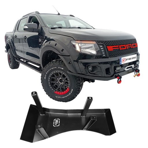 Крышка бака Adblue, сталь, черная Ford Ranger T6 Po facelift 2015 - 2019 г.