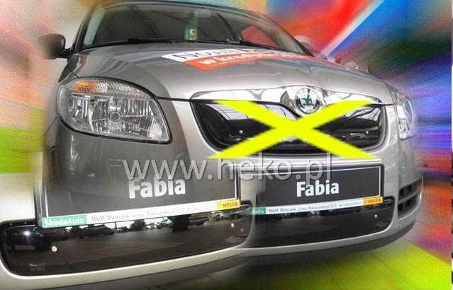 Зимова кришка радіатора SKODA ROOMSTER 2007-10 вниз