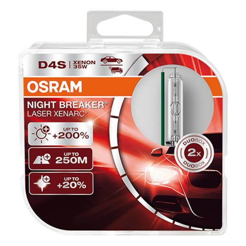 Лазерная лампа Osram 2x D4S Night Breaker +200%