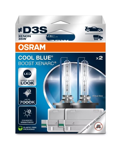 Ксеноновая нить Osram D3S Cool Blue Boost Blue Light 7000K