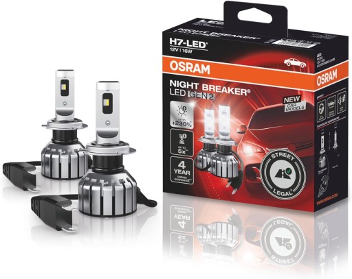 Автомобильные лампы Osram NIGHT BREAKER 220% H7