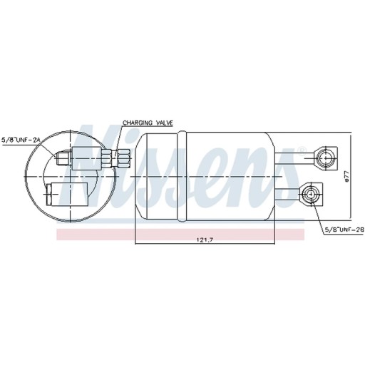 Осушитель, кондиционер NISSENS 95134
